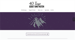 Desktop Screenshot of fastengebet.ch